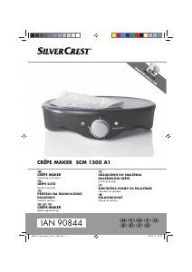 Manual SilverCrest IAN 90844 Crepe Maker