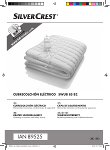 Manual SilverCrest IAN 89525 Cobertor eléctrico
