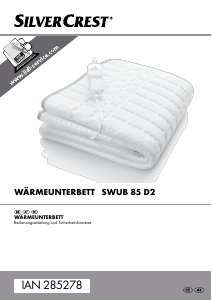 Bedienungsanleitung SilverCrest IAN 285278 Elektrische heizdecke