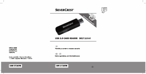 Priročnik SilverCrest IAN 313698 Čitalnik kartic