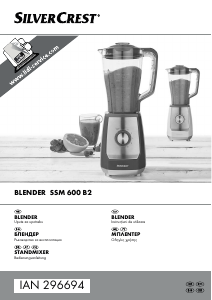 Priručnik SilverCrest IAN 296694 Blender