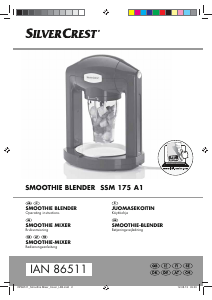 Handleiding SilverCrest SSM 175 A1 Blender