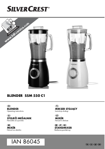 Instrukcja SilverCrest IAN 86045 Blender