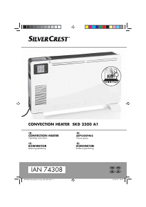 Εγχειρίδιο SilverCrest IAN 74308 Θερμάστρα