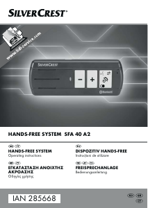 Manual SilverCrest IAN 285668 Car Kit