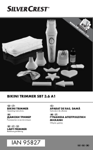 Handleiding SilverCrest SBT 3.6 A1 Bikinitrimmer