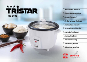 Manual Tristar RK-6103 Cozedor de arroz