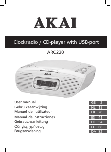 Bedienungsanleitung Akai ARC220 Uhrenradio