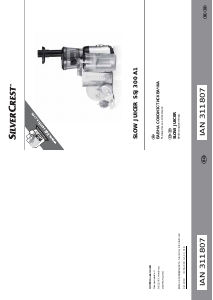 Bedienungsanleitung SilverCrest IAN 311807 Entsafter