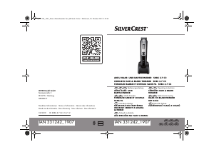 Instrukcja SilverCrest IAN 331242 Strzyżarka do włosów