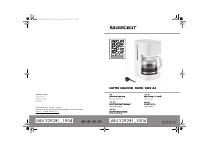 Εγχειρίδιο SilverCrest IAN 329281 Μηχανή καφέ