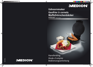Bedienungsanleitung Medion MD 13211 Waffeleisen