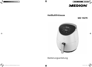 Bedienungsanleitung Medion MD 19279 Fritteuse