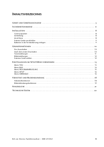 Bedienungsanleitung Medion MD 21032 Fernseher