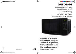 Manuale Medion MD 18688 Microonde