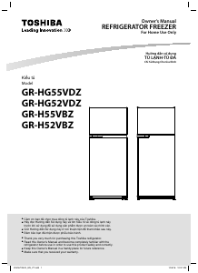 Hướng dẫn sử dụng Toshiba GR-H52VBZ Tủ đông lạnh