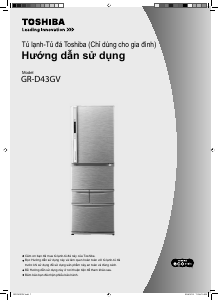 Hướng dẫn sử dụng Toshiba GR-D43GV Tủ đông lạnh