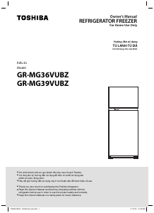 Hướng dẫn sử dụng Toshiba GR-MG39VUBZ Tủ đông lạnh