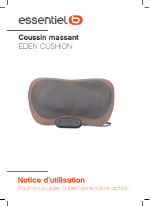 Mode d’emploi Essentiel B ECM1 Eden Cushion Appareil de massage