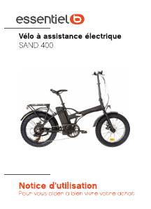 Mode d’emploi Essentiel B SAND 400 Vélo électrique