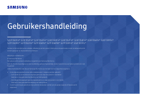 Handleiding Samsung S27F358FWU LED monitor