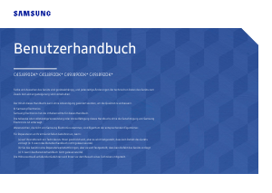 Bedienungsanleitung Samsung C43J892DKU LED monitor