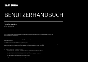 Bedienungsanleitung Samsung C49HG90DMU LED monitor