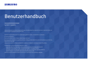 Bedienungsanleitung Samsung S32R754UEU LED monitor