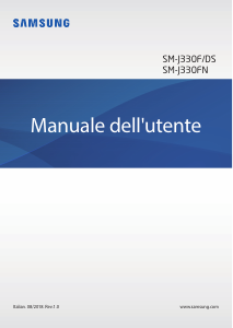 Manuale Samsung SM-J330F/DS Galaxy J3 Telefono cellulare