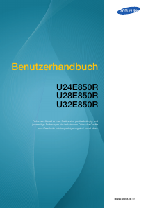 Bedienungsanleitung Samsung U28E850R LCD monitor