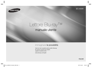 Manuale Samsung BD-J4500R Lettore blu-ray