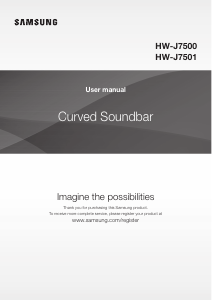 Manual Samsung HW-J7500 Speaker