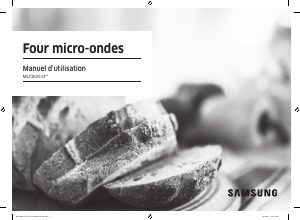 Mode d’emploi Samsung MS23K3513AS Micro-onde