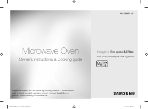 Bruksanvisning Samsung MC28H5135CK Mikrovågsugn