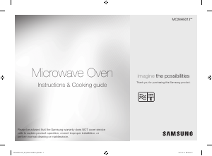 Manual Samsung MC28H5013AS Microwave