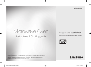 Bruksanvisning Samsung MC28H5013AK Mikrovågsugn