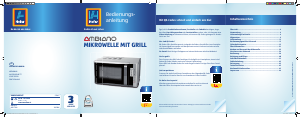 Bedienungsanleitung Ambiano MD 17104 Mikrowelle