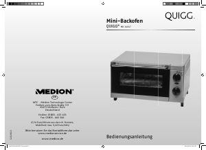 Bedienungsanleitung Quigg MD 14647 Backofen