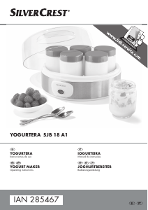 Manual SilverCrest IAN 285467 Iogurteira