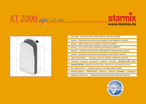 Manuale Starmix XT2000 Asciugamani automatico