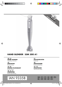 Käyttöohje SilverCrest IAN 93358 Sauvasekoitin