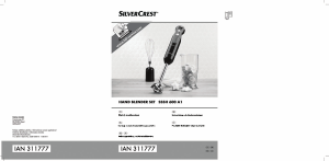 Instrukcja SilverCrest IAN 311777 Blender ręczny