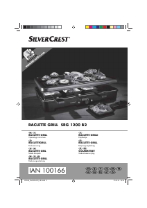 Käyttöohje SilverCrest IAN 100166 Raclette-grilli