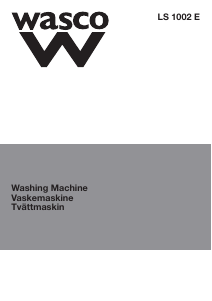 Handleiding Wasco LS 1002 E Wasmachine
