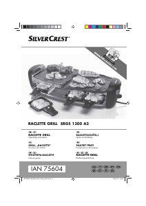 Manual SilverCrest IAN 75604 Raclette Grill