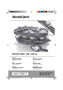 Manual SilverCrest IAN 75817 Raclette Grill