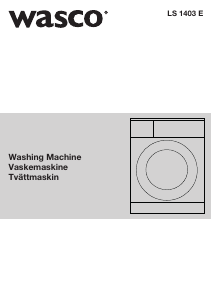Handleiding Wasco LS 1403 E Wasmachine