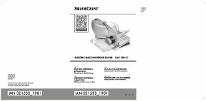 Instrukcja SilverCrest IAN 321533 Krajalnica