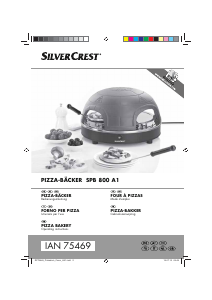 Manuale SilverCrest IAN 75469 Forno per pizza