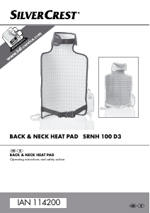 Manual SilverCrest SRNH 100 D3 Heating Pad